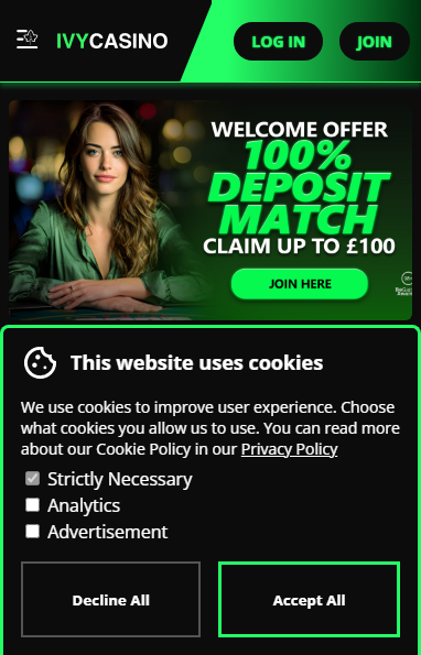 Ivy Casino Mobile screenshot